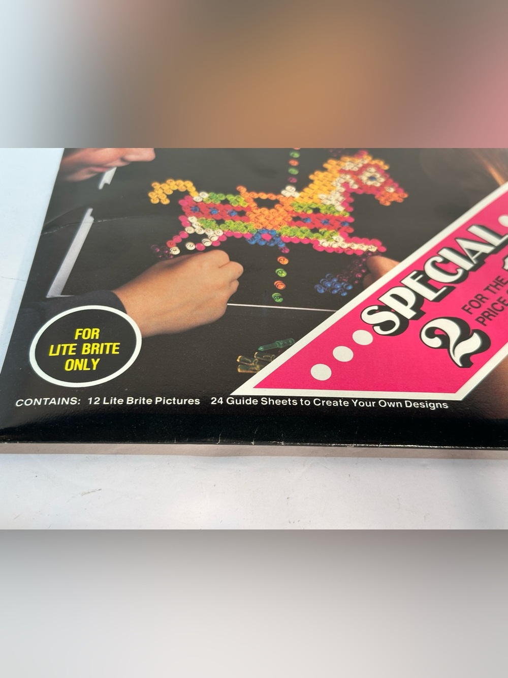 Vtg 1978 NOS Hasbro Lite-Brite Picture Refill Sealed 12 Pictures 24 Create Own - Picture 6 of 6